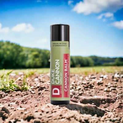 This huge Lip Protectant from Duke Cannon can withstanding temperatures up to 100 degrees.