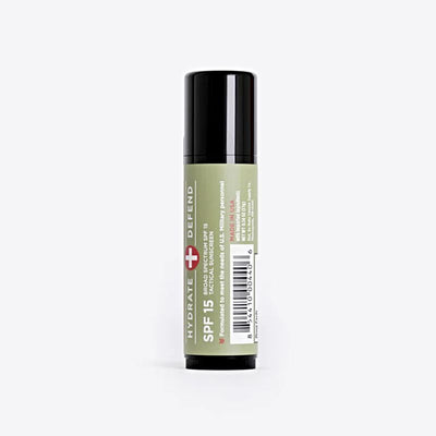 Duke Cannon Balm Tactical Lip Protectant has an SPF of 15.