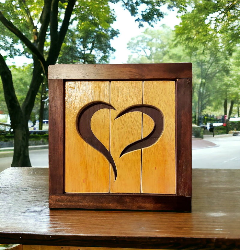Carved Heart Plaque