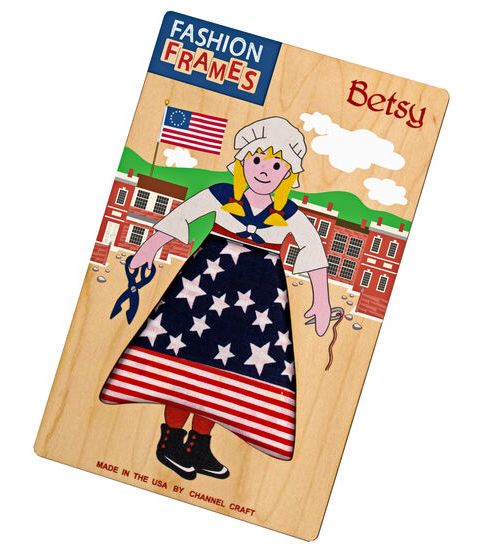Women in History Fashion Frames - Betsy Ross. Educational and Fun.