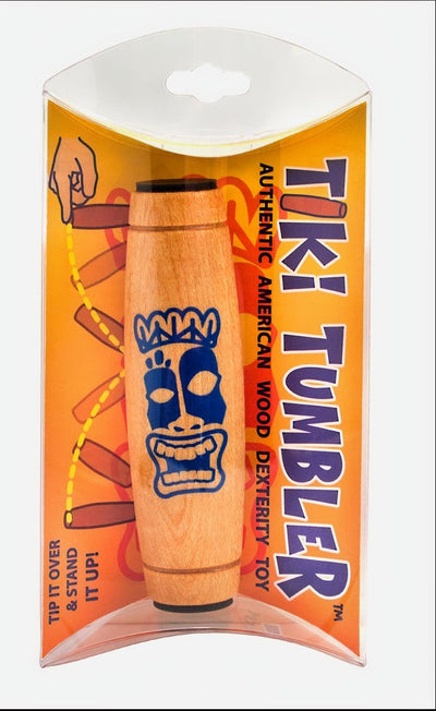 Peg Pack of a blue faced Tiki Tumbler