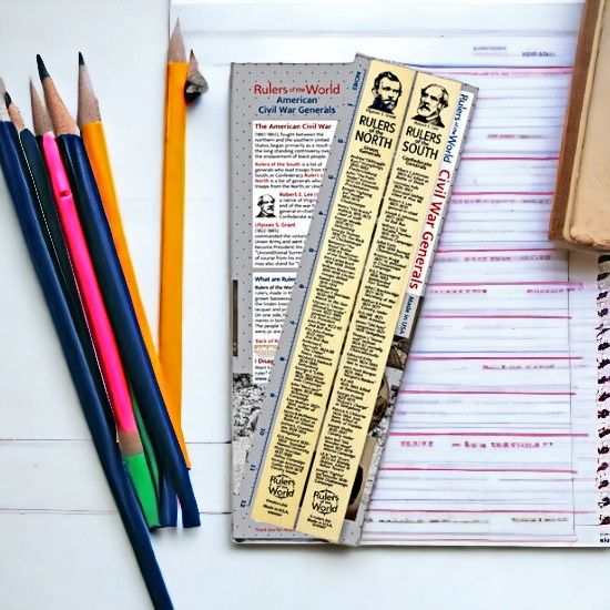 School Rulers that teach measuring and history all in one tool.