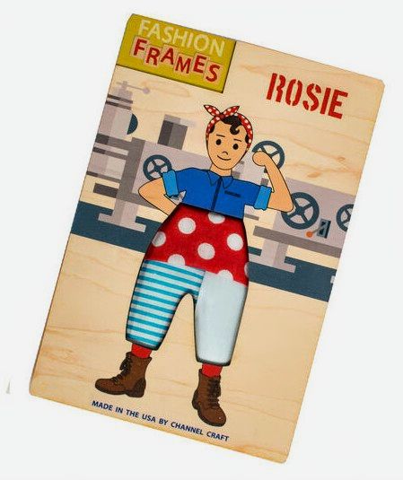 Women in History Fashion Frames - Rosie the Riveter. Educational and Fun.