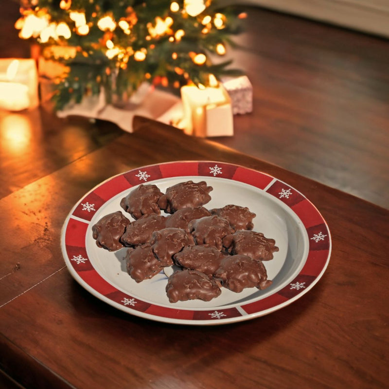 Chocolate Caramel Pecan Turtles make great Christmas gifts!