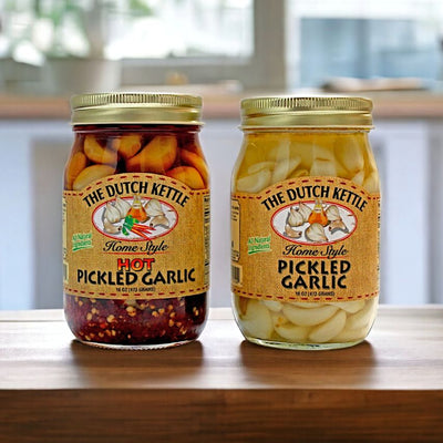 Shop Harvest Array for Dutch Kettle Home Style Pickled Garlic-Hot or Regular.