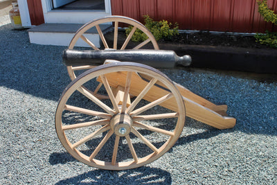 Decorative One Third Scale Wooden Cannon