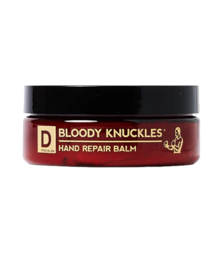 Duke Cannon Bloody Knuckles Hand Repair Balm available in a 5.0 ounce jar at harvestarray.com.