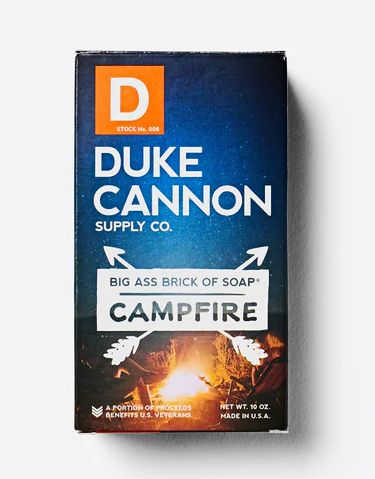 Duke Cannon Great American Frontier Big Brick Soap - Campfire, available at harvestarray.com because it's made in the USA.