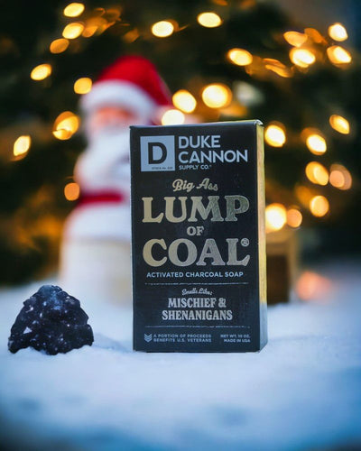 Duke Cannon Lump of Coal Soap at Harvest Array.  Limited quantity available, so get it before they are gone.