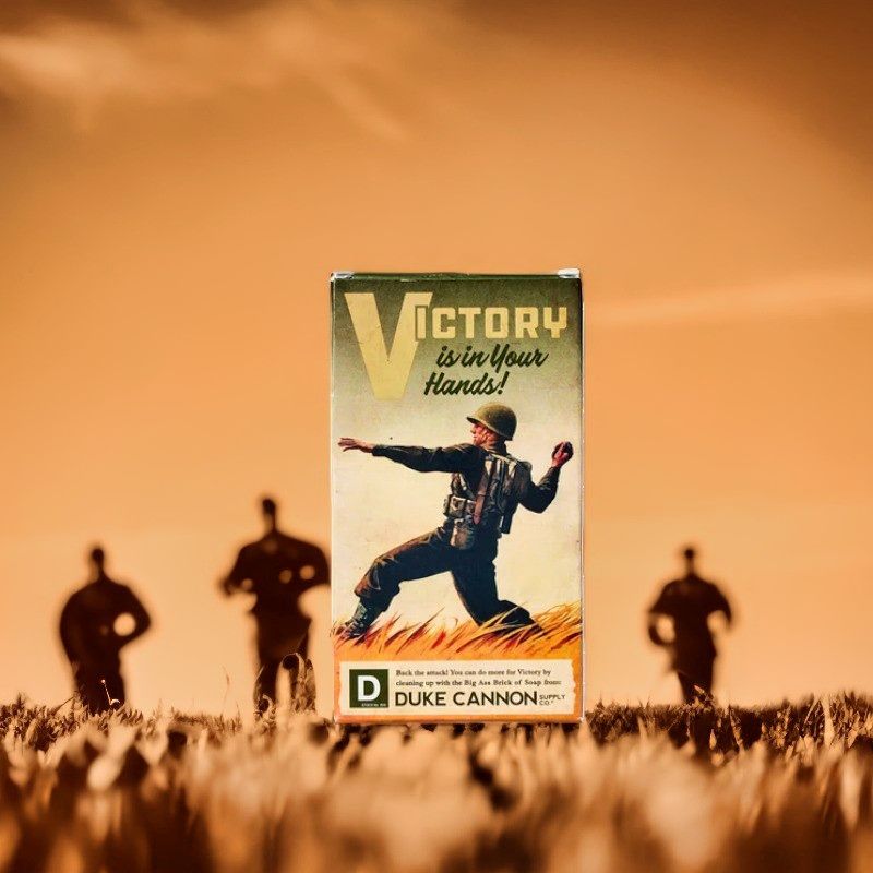 Victory Limited Ed. WWII-Era Big Brick of Soap. Made in America.