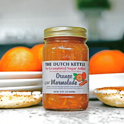 Dutch Kettle Amish Homemade Style No Sugar Added Orange Marmalade available at harvestarray.com