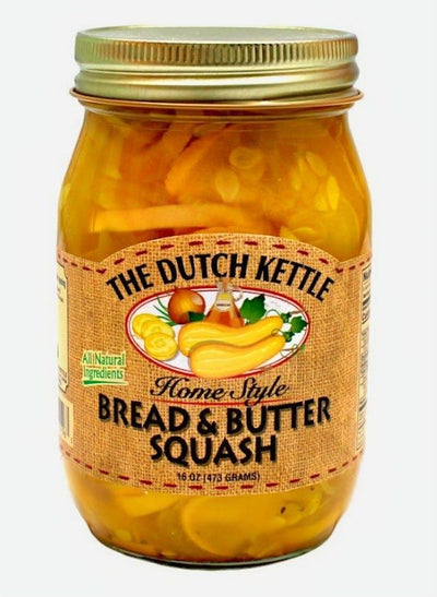 When you order Dutch Kettle's Home Style Bread & Butter Squash in a 16 oz. Jar, it will be individually wrapped to ensure safe delivery to your door. 