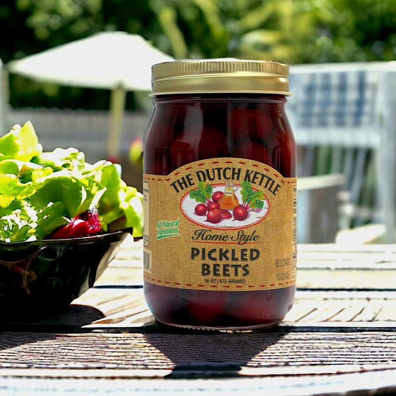 Amish made Pickled Beets with all natural ingredients. Made in North Carolina. Harvest Array