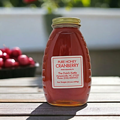 Cranberry Pure Honey from the Dutch Kettle in North Carolina