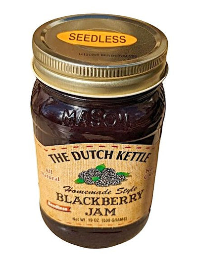 The Dutch Kettle Homemade Style Seedless Blackberry Jam is for you if you can't tolerate seeds. 