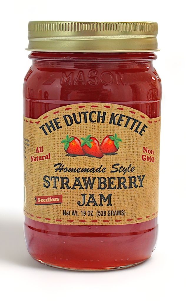 Harvest Array has 19 oz. Jars of Seedless Strawberry Jam your kids will love.