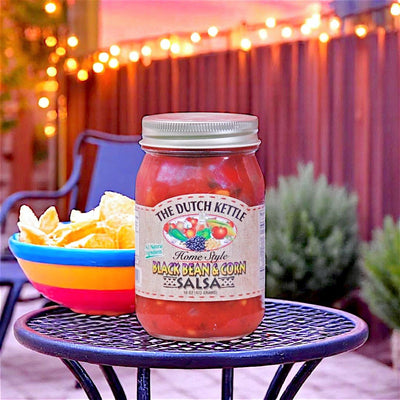 Dutch Kettle Amish Homemade Style Black Bean & Corn Salsa, now available online only at Harvest Array.