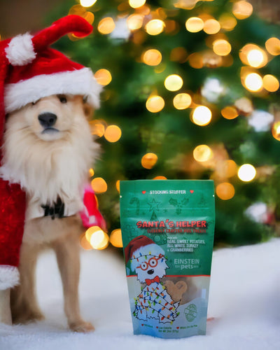 Don't forget your furry family member this Christmas. Santa's Helper Treats make the perfect stocking stuffer.