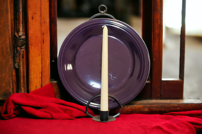 Metal Plate Holder with Candle Holder