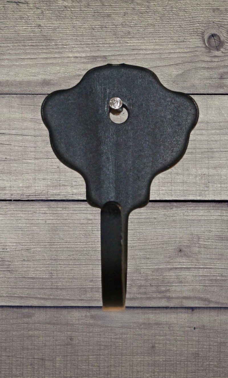 Key Shaped Amish Made Metal Key Hook is available for purchase online at Harvest Array.