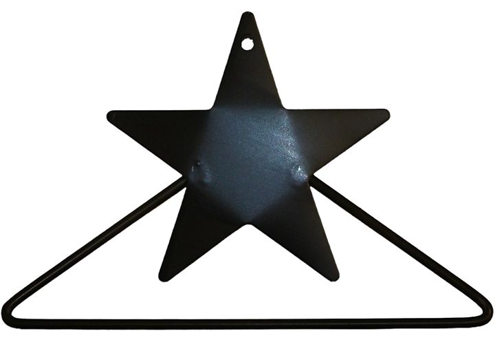Classic Star design tea towel hanger is Amish made in Lancaster, PA.