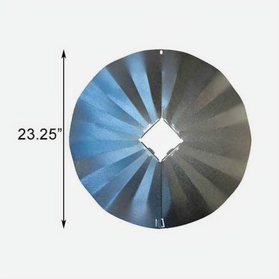 Diameter of Squirrel Baffle.