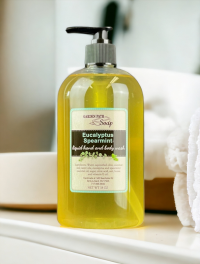 Eucalyptus Garden Path Soap Liquid Hand and Body Wash