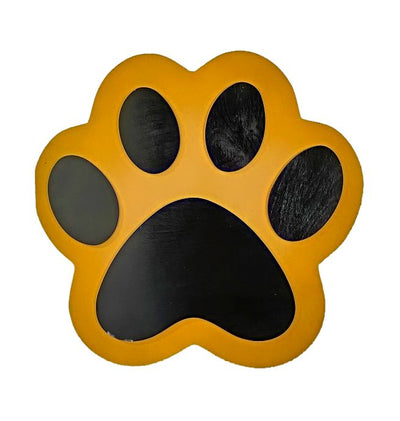 Wooden Paw Print Door Hanger available in many colors at harvestarray.com.