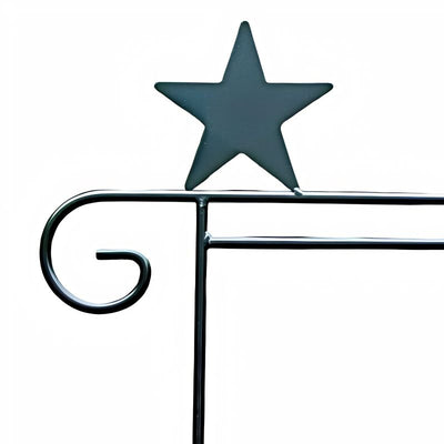 Star - Garden Flag Holders with Decorative Emblems