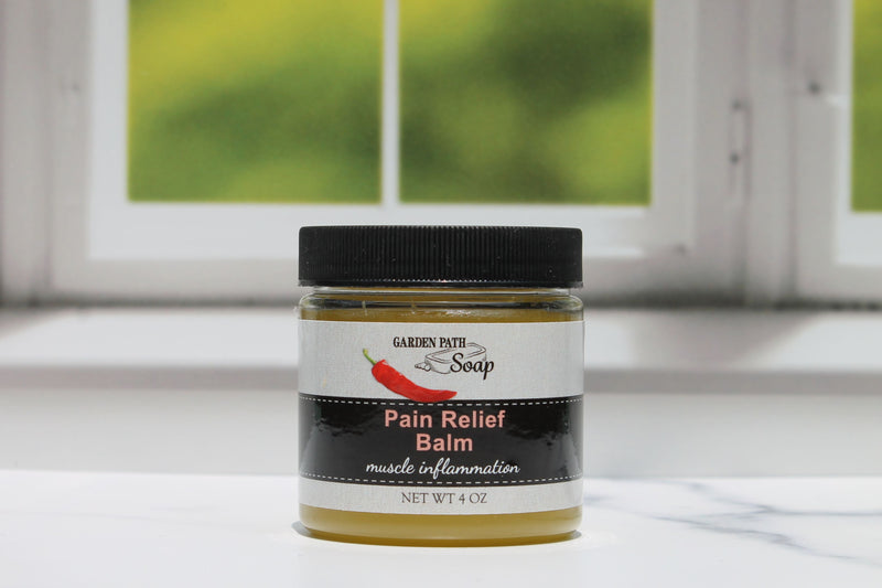 Garden Path All Natural Pain Relief Balm - 4 Ounce Jar