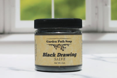 Garden Paths Black Drawing Salve