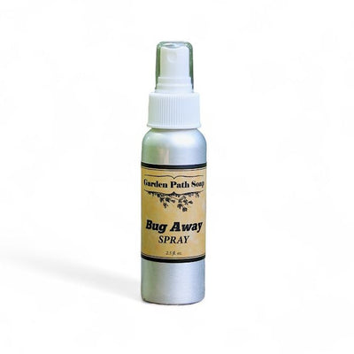 Keep our 2.5 oz. spray bottle of Bug Away insect repellant in your purse or car. You never know when you will need it. Made in the USA.