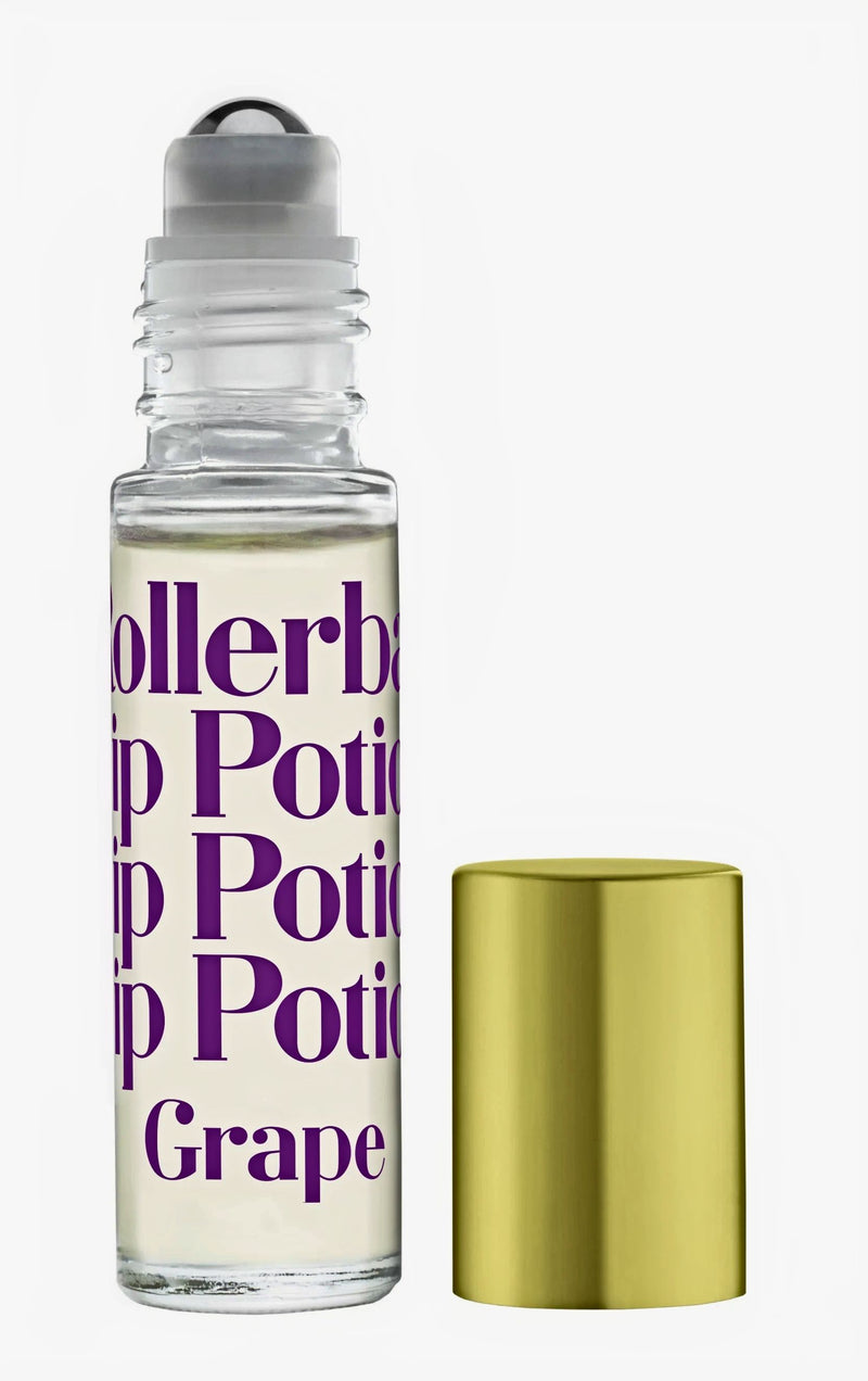 Grape Flavored Rollarball Lip Potion - Vintage, Organic Lip Gloss for Harvest Array