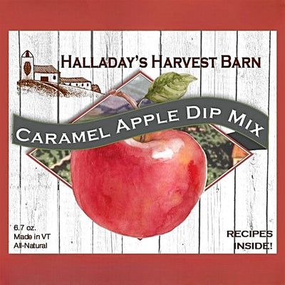 Halladay's Caramel Apple Dip Mix to make a quick appetizer or snack. Order today, online from Harvest Array. 