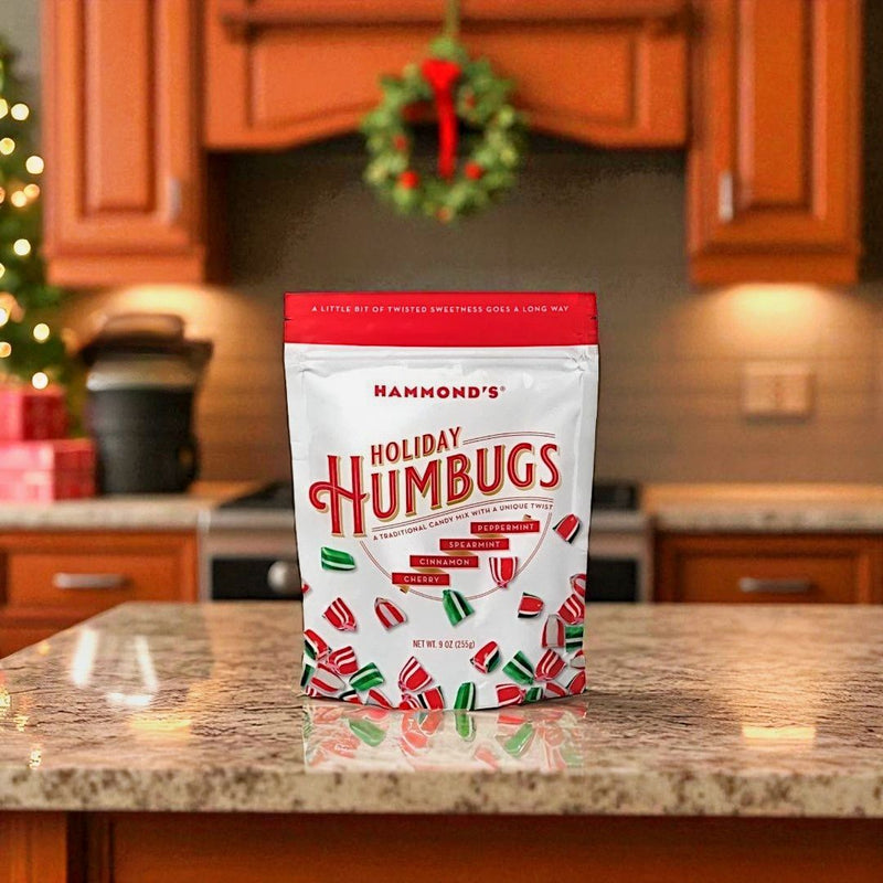 Hammonds Holiday Humbugs Bag  make great stocking stuffers. Order now at harvestarray.com before they are gone.