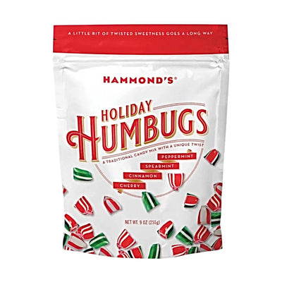 Hammonds Holiday Humbugs 9 oz. Bag of seasonal candies available Now from Harvest Array.