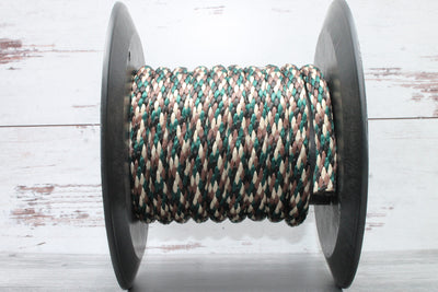Camo Solid Braided Multifilament Polypropylene Rope From Troyer's Rope Company in Conneautville, PA