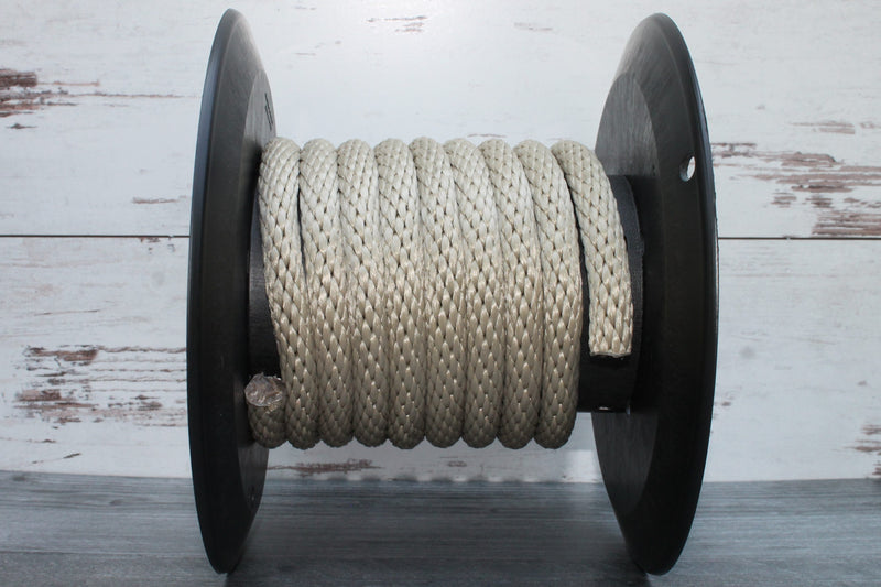 Tan Solid Braided Multifilament Polypropylene Rope from Troyer&