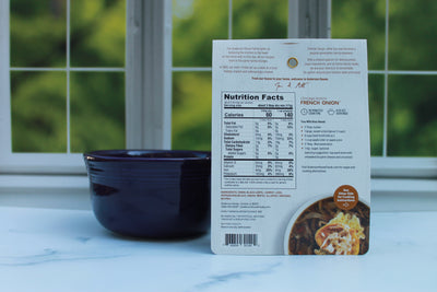 Anderson House Chicago Bistro French Onion Soup Soup Mix Nutritional Facts and Cooking Instructions