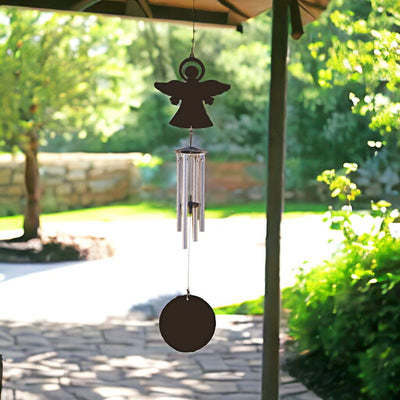 Hang one of our beautiful Musical Silhouette Chimes outside or inside.