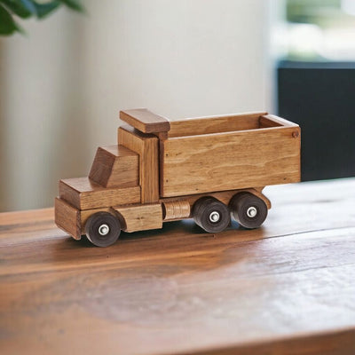 Amish Made Large Wooden Dump Truck at Harvest Array