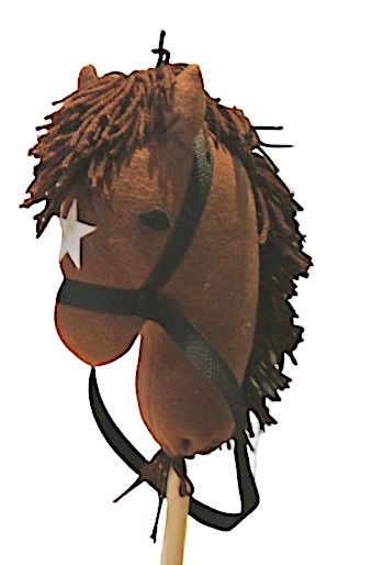 Brown Child's Stick Horse