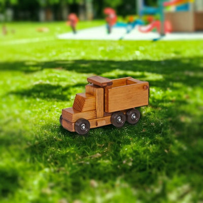 Small Wooden Dump Truck