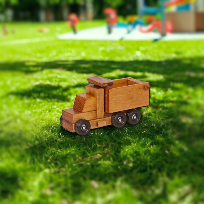 Small Wooden Dump Truck