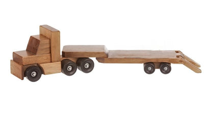 Wooden Low Boy Toy Truck - Amish Made