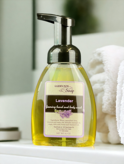 Lavender Garden Path Soap Foaming Hand and Body Wash