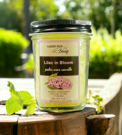 Lilac in Bloom Garden Path Soap Palm Wax Candles