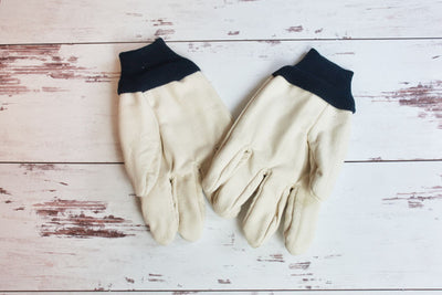 Men's Heftee Work Gloves made with 22 ounce cotton and knit wrists.