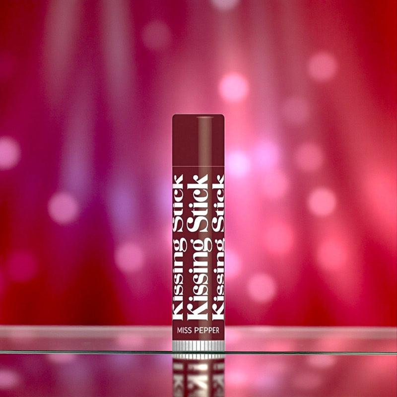 Vintage Kissing Sticks Flavored Lip Balm-Miss Pepper. Available at Harvest Array online.