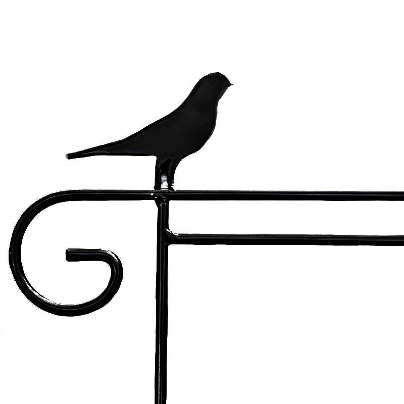Bird - Garden Flag Holders with Decorative Emblem. Amish Made.